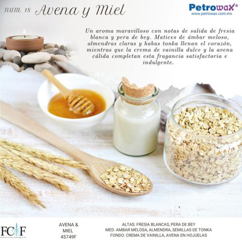 vela fragancia avena