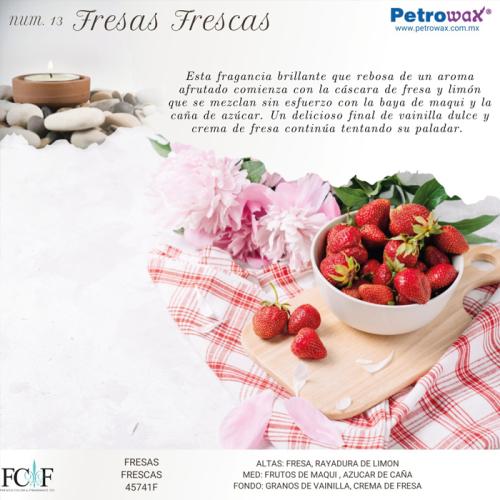 vela fragancia fresas