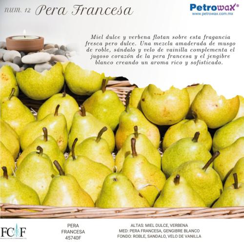vela fragancia pera