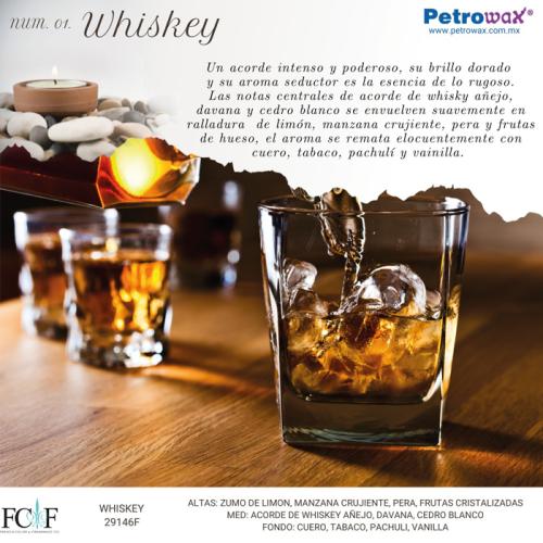 vela fragancia whiskey
